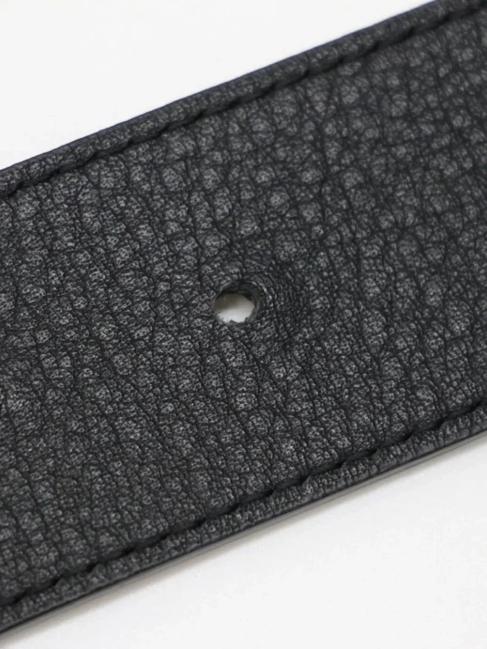 GUCCI 453260 Double G Belt Leather Black Size 25 US / 38 IT